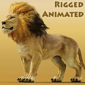 3D Lion model